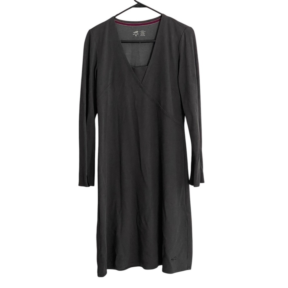 Horny Toad Dress Small Long Sleeve Knee Flexcel Lagenlook Grunge Gorpcore